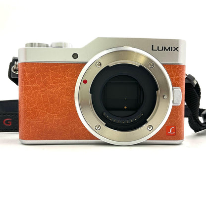 【全額返金保証】【最速発送】Panasonic デジタル一眼 LUMIX DC-GF9 ボディ オレンジ 美品 動作確認済