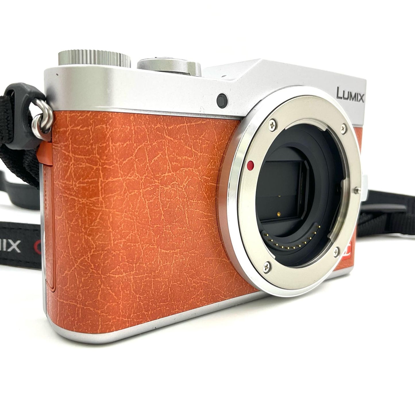 【全額返金保証】【最速発送】Panasonic デジタル一眼 LUMIX DC-GF9 ボディ オレンジ 美品 動作確認済