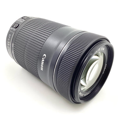 【全額返金保証】【最速発送】Canon EF-S55-250mm F4-5.6 IS STM 美品 動作確認済