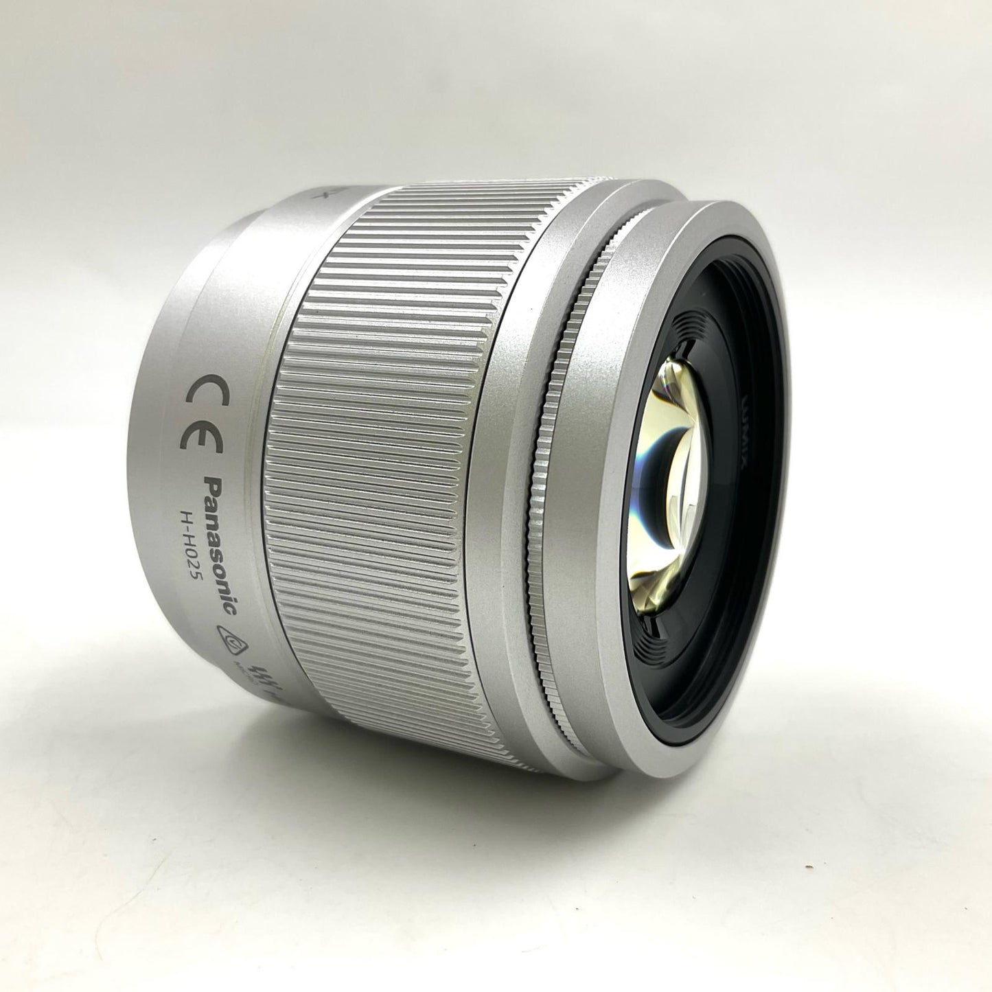 【全額返金保証】【最速発送】Panasonic LUMIX G 25mm/F1.7 ASPH. H-H025-S [シルバー] 超美品 動作確認済