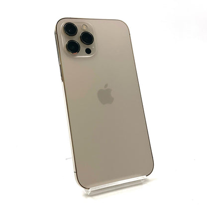 【全額返金保証】【最速発送】Apple iPhone iPhone 12 Pro Max 128GB ゴールド docomo 白ロム 動作確認済 76%