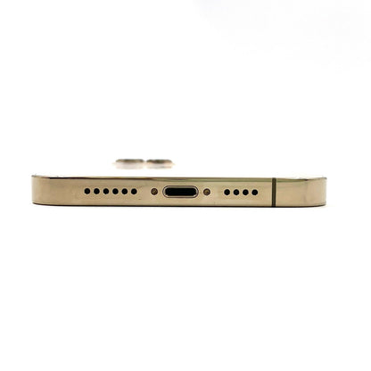 【全額返金保証】【最速発送】Apple iPhone iPhone 12 Pro Max 128GB ゴールド docomo 白ロム 動作確認済 76%