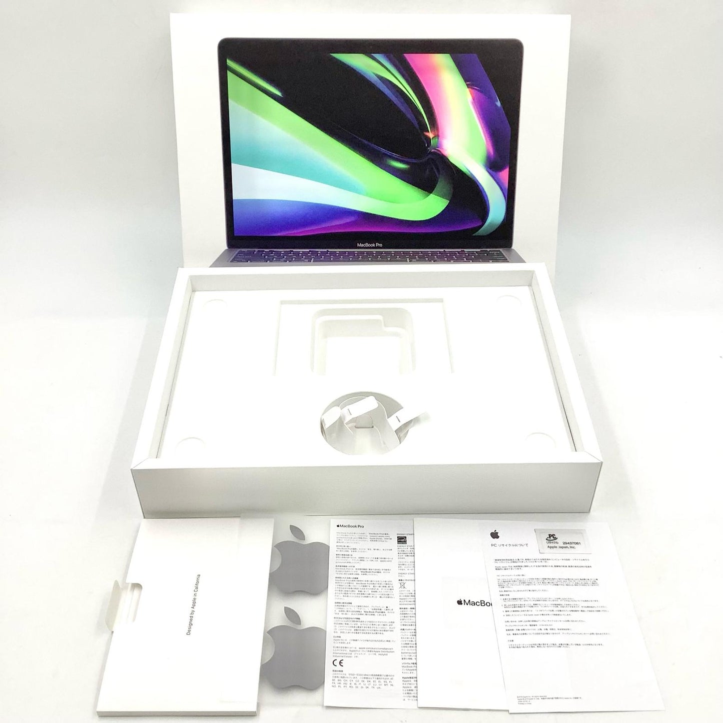 【全額返金保証】【最速発送】Apple MacBook Pro 13インチ 2020 Apple M1 8GB SSD 256GB スペースグレイ 95% 動作確認済