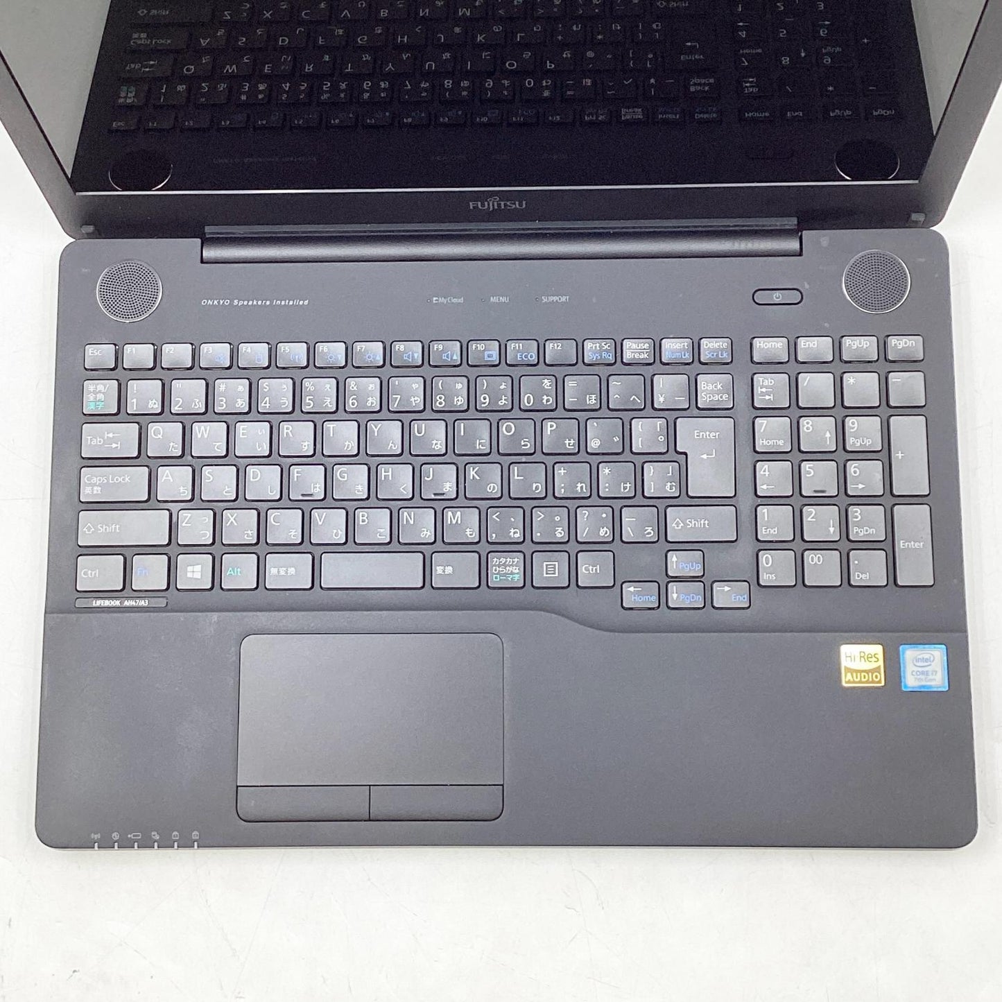 【最速発送】富士通 AH47/A3 FMVA47A3BC Intel Core i7-7700HQ CPU 8GB SSD 256GB 45.4%【難有】