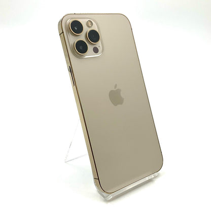 【全額返金保証】【最速発送】Apple iPhone iPhone 12 Pro Max 128GB ゴールド docomo 白ロム 動作確認済 81%