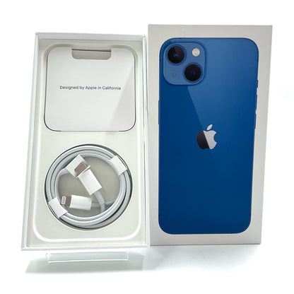 【全額返金保証】【最速発送】Apple iPhone iPhone 13 128GB ブルー SIMフリー 白ロム 動作確認済 76%
