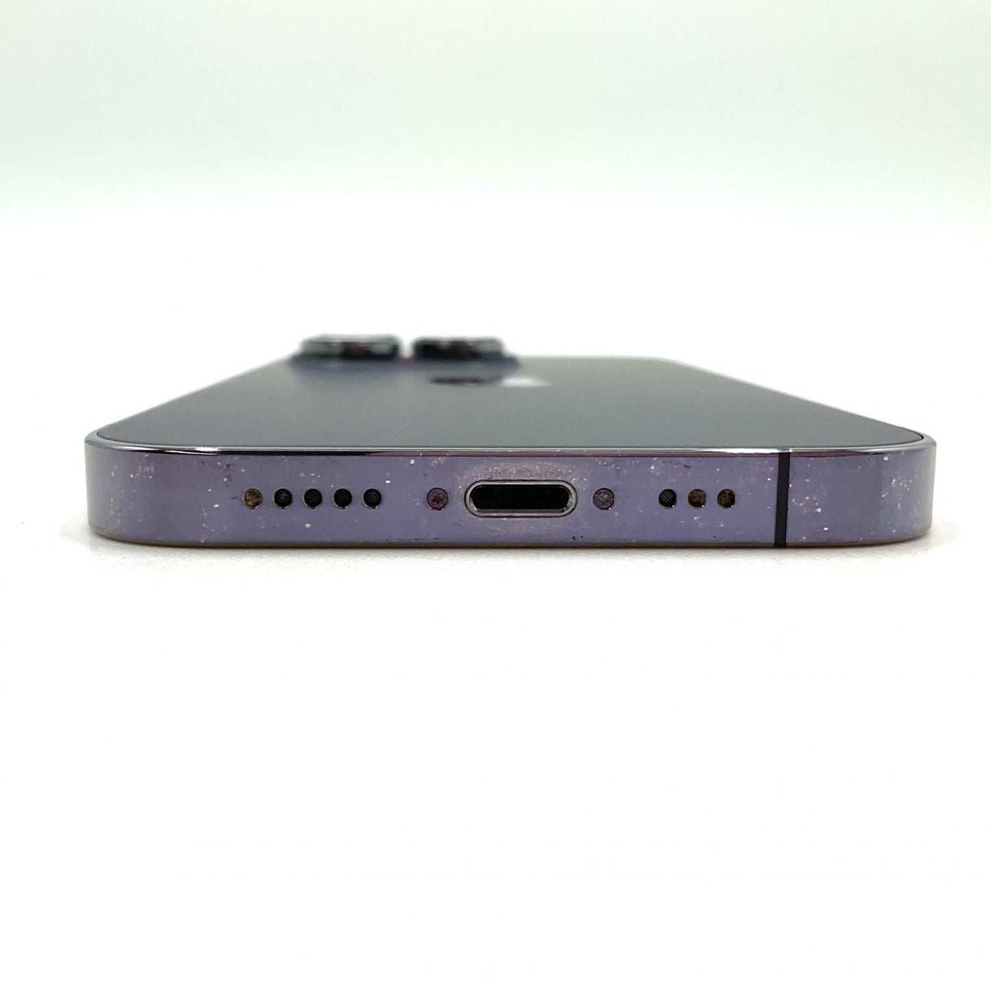 【全額返金保証】【最速発送】Apple iPhone iPhone 14 Pro 256GB ディープパープル docomo 白ロム 動作確認済 80%