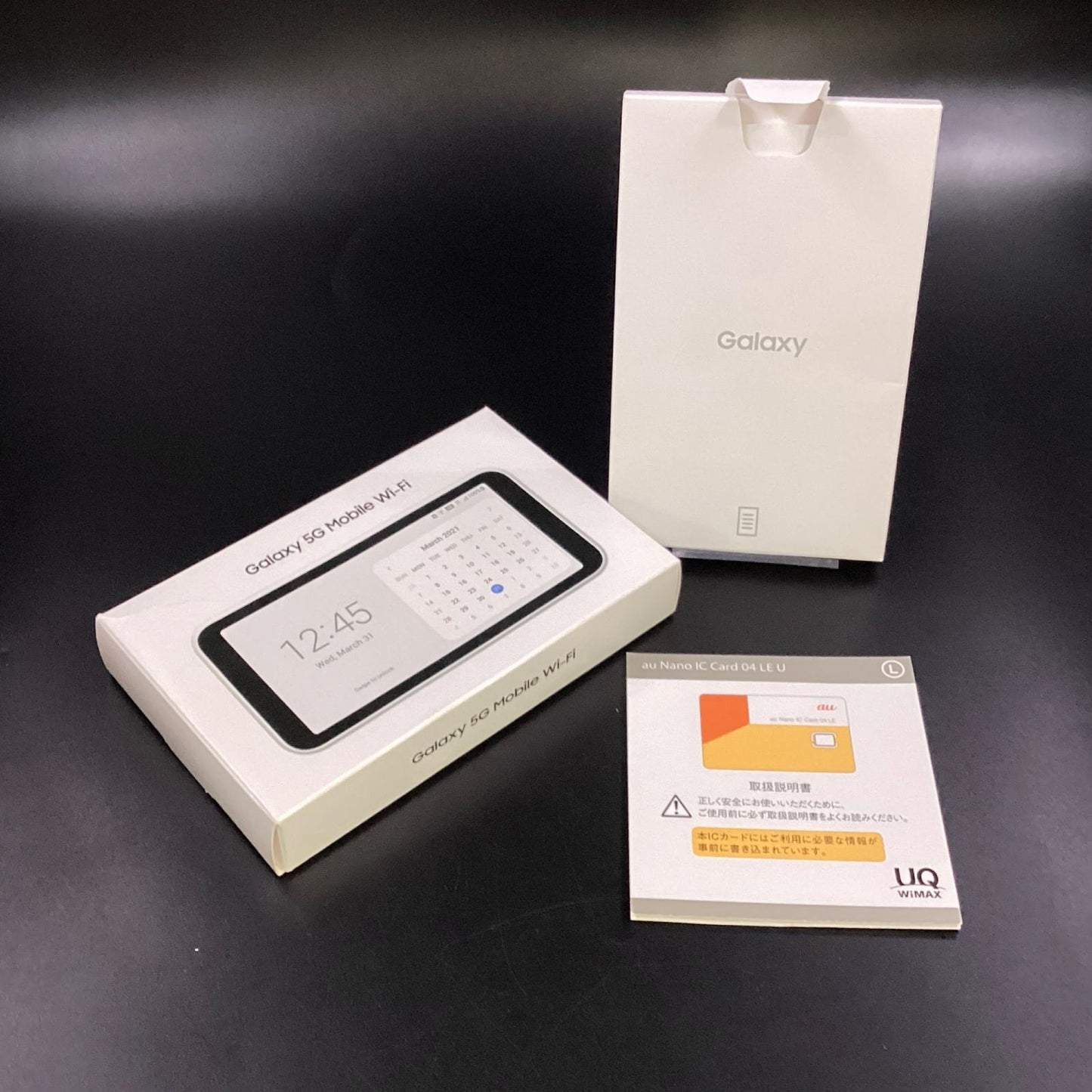 【全額返金保証】【最速発送】SAMSUNG Galaxy 5G Mobile Wi-Fi ホワイト au SCR01 白ロム 超美品 動作確認済