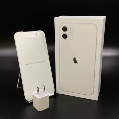 【全額返金保証】【最速発送】Apple iPhone iPhone 11 128GB ホワイト au 白ロム 動作確認済 88%