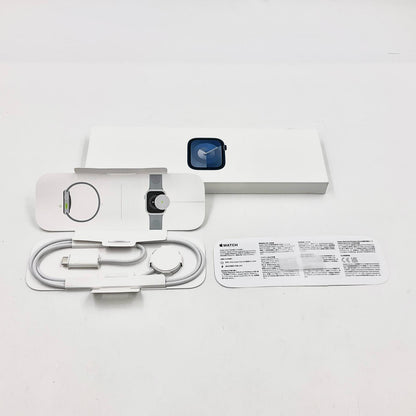 【全額返金保証】【最速発送】Apple Watch Series 9 アルミニウム 45mm GPS 100% 美品 動作確認済