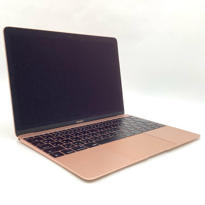 【全額返金保証】【最速発送】Apple MacBook 12インチ 2017 1.2 GHz デュアルコア Intel Core m3 8GB SSD 256GB ゴールド 91.4% 動作確認済