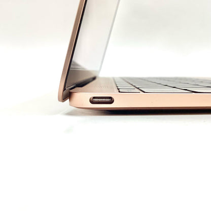 【全額返金保証】【最速発送】Apple MacBook 12インチ 2017 1.2 GHz デュアルコア Intel Core m3 8GB SSD 256GB ゴールド 91.4% 動作確認済