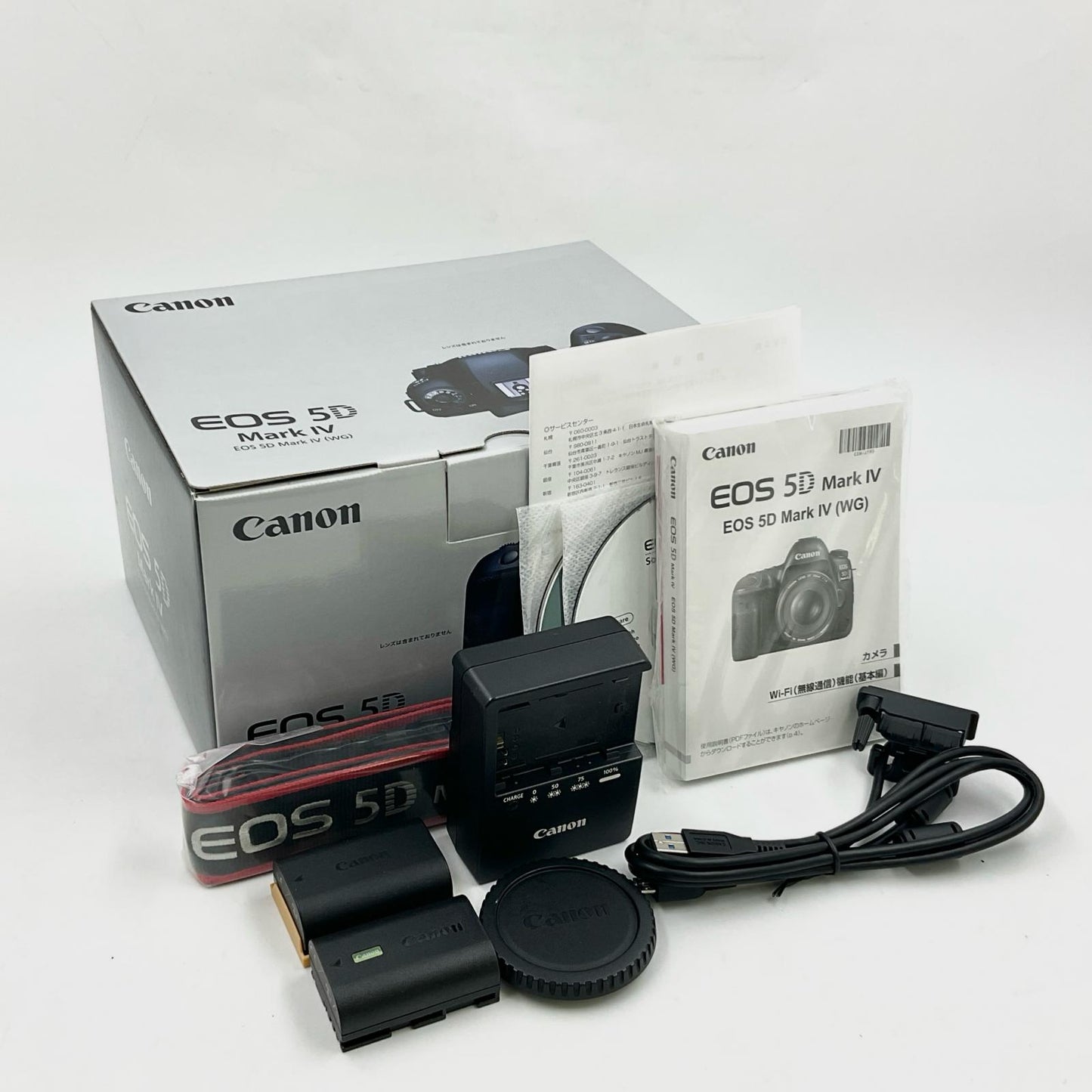 【全額返金保証】【最速発送】Canon デジタル一眼 EOS 5D Mark IV ボディ ブラック 動作確認済