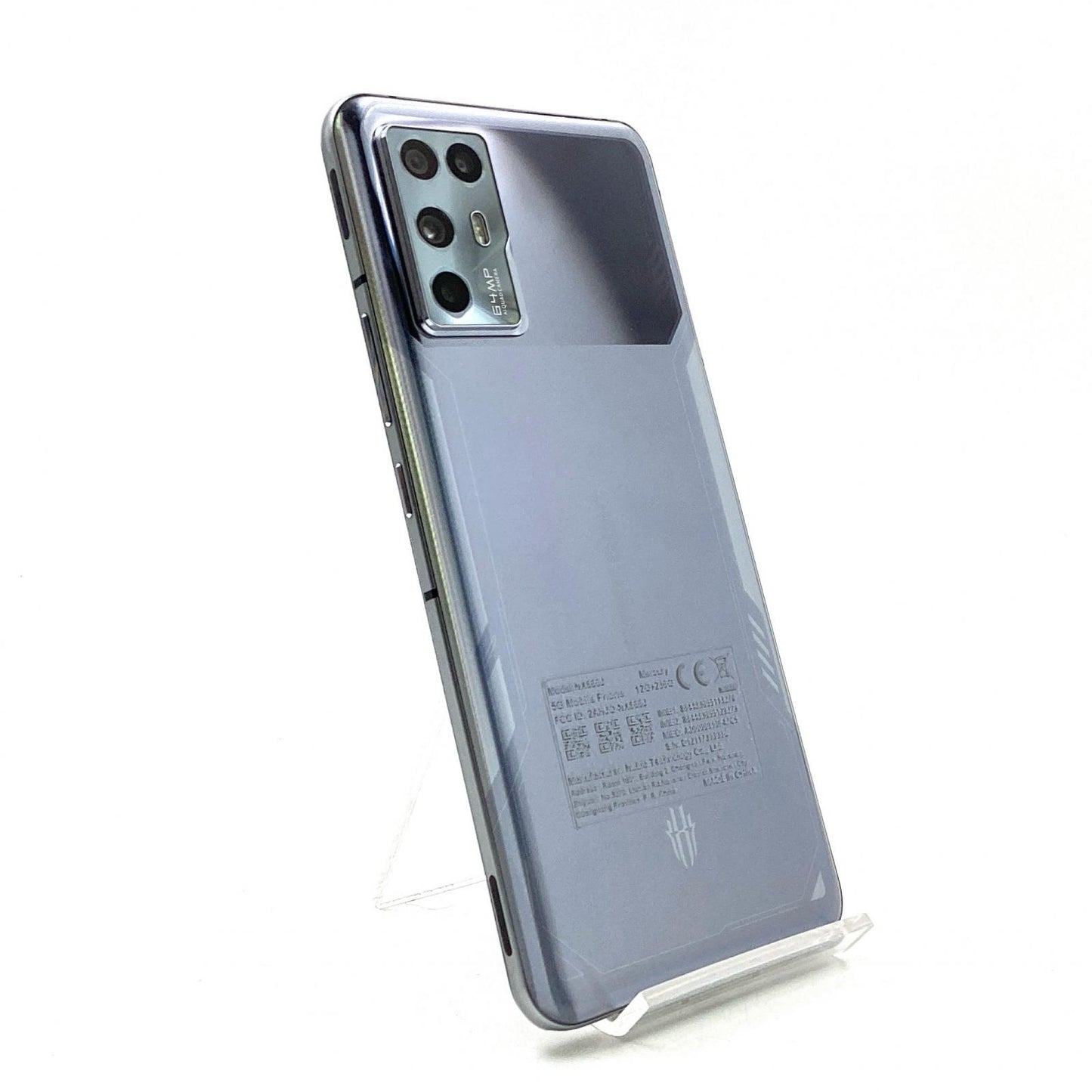 【全額返金保証】【最速発送】ZTE Nubia RedMagic 6 Racing 256GB シルバー SIMフリー NX666J 白ロム 美品 動作確認済