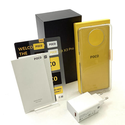【全額返金保証】【最速発送】Xiaomi POCO　X3　Pro 128GB ファントムブラック SIMフリー M2102J20SG 白ロム 美品 動作確認済