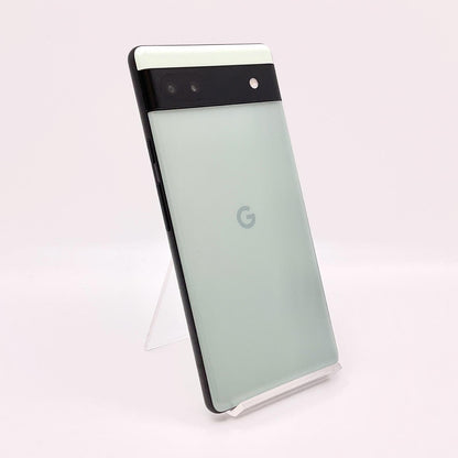 【全額返金保証】【最速発送】Google Pixel 6a 128GB Sage Softbank SIMフリー 白ロム 動作確認済