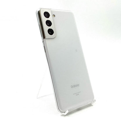 【全額返金保証】【最速発送】SAMSUNG Galaxy S21 5G 256GB ファントムホワイト au SCG09 動作確認済