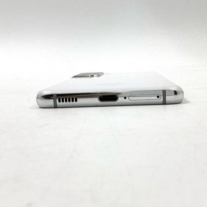 【全額返金保証】【最速発送】SAMSUNG Galaxy S21 5G 256GB ファントムホワイト au SCG09 動作確認済