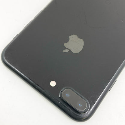 【最速発送】Apple iPhone iPhone 7 Plus 128GB ジェットブラック Softbank 白ロム【難有】 66%