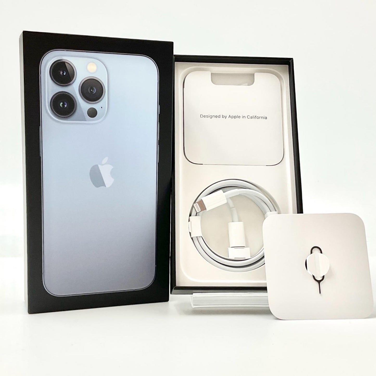 【全額返金保証】【最速発送】Apple iPhone iPhone 13 Pro 128GB シエラブルー Softbank 動作確認済 83%