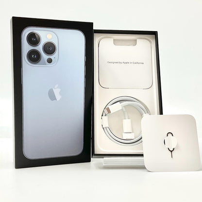 【全額返金保証】【最速発送】Apple iPhone iPhone 13 Pro 128GB シエラブルー Softbank 動作確認済 83%