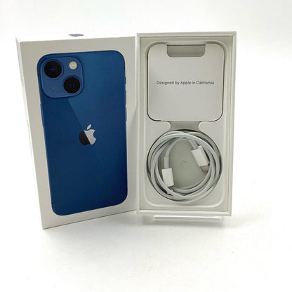 【全額返金保証】【最速発送】Apple iPhone iPhone 13 mini 128GB ブルー SIMフリー 白ロム 動作確認済 86%
