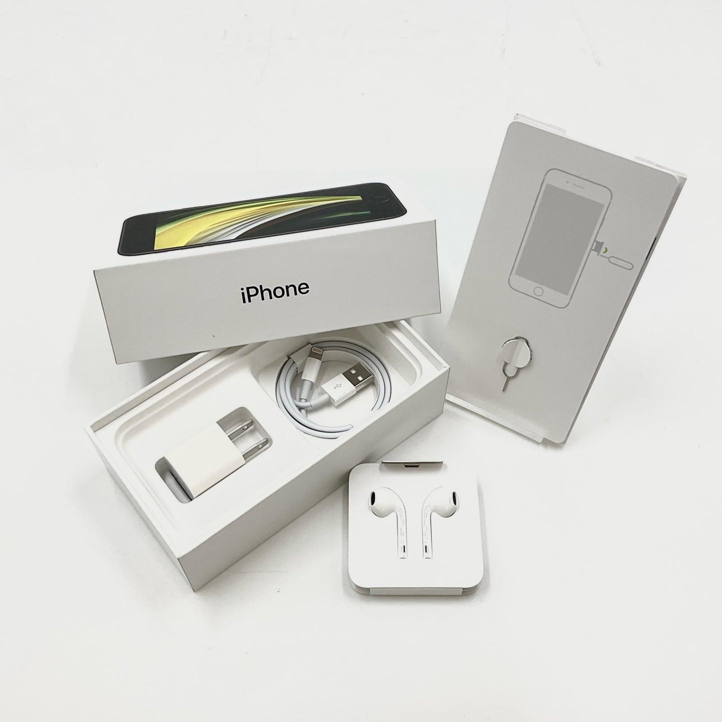 【全額返金保証】【最速発送】Apple iPhone iPhone SE（第2世代） 128GB ブラック SIMフリー 白ロム 美品 動作確認済 90%