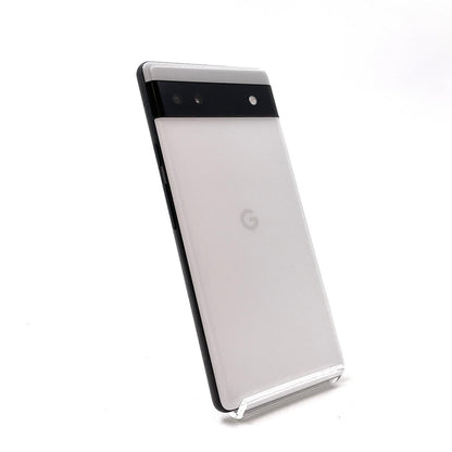 【全額返金保証】【最速発送】Google Pixel 6a 128GB Chalk au SIMフリー 白ロム 動作確認済
