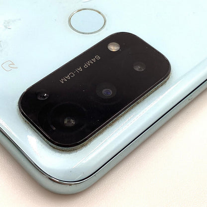 【全額返金保証】【最速発送】OPPO Reno 5A 128GB アイスブルー Softbank A103OP 白ロム 動作確認済
