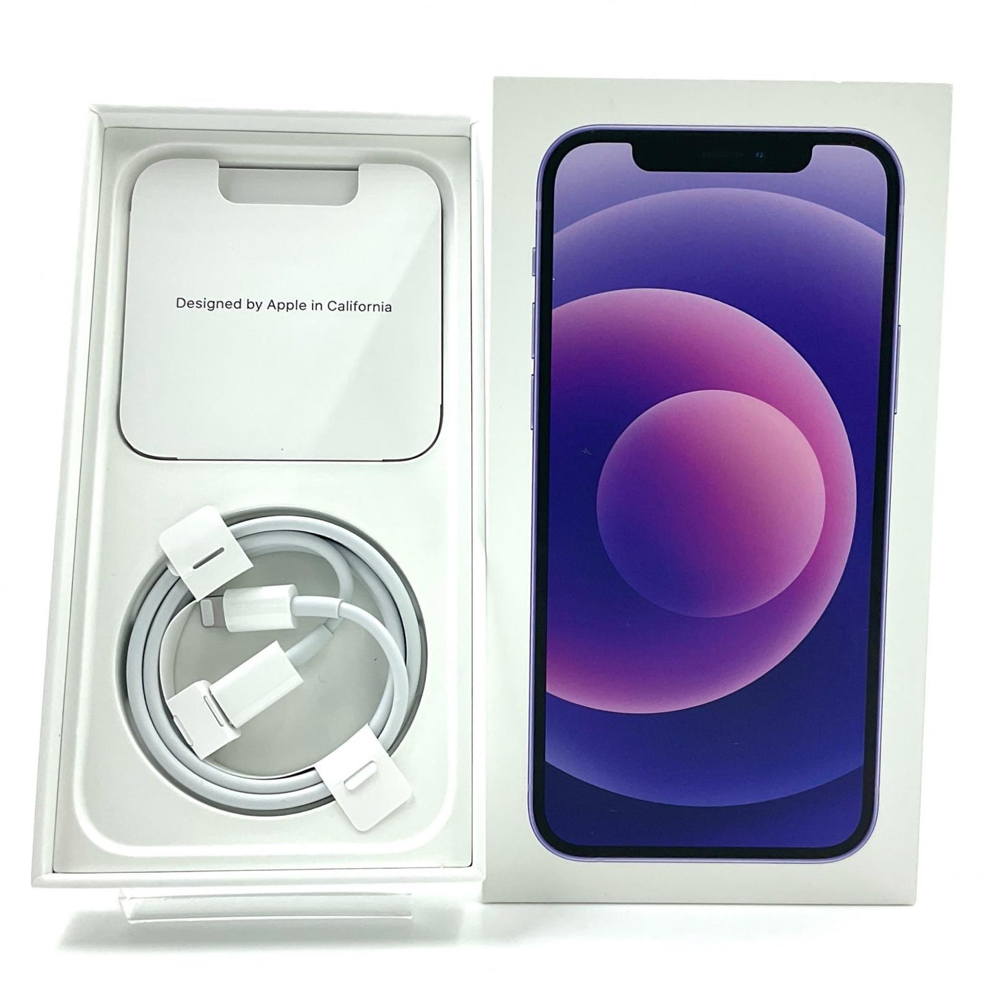 【全額返金保証】【最速発送】Apple iPhone iPhone 12 256GB パープル docomo SIMフリー 白ロム 美品 動作確認済 96%