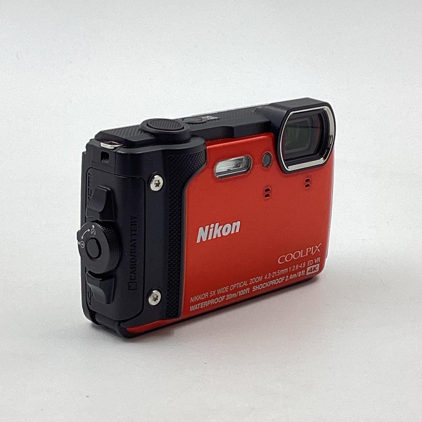 【全額返金保証】【最速発送】Nikon コンパクトデジタルカメラ COOLPIX W300 [オレンジ] 美品 動作確認済