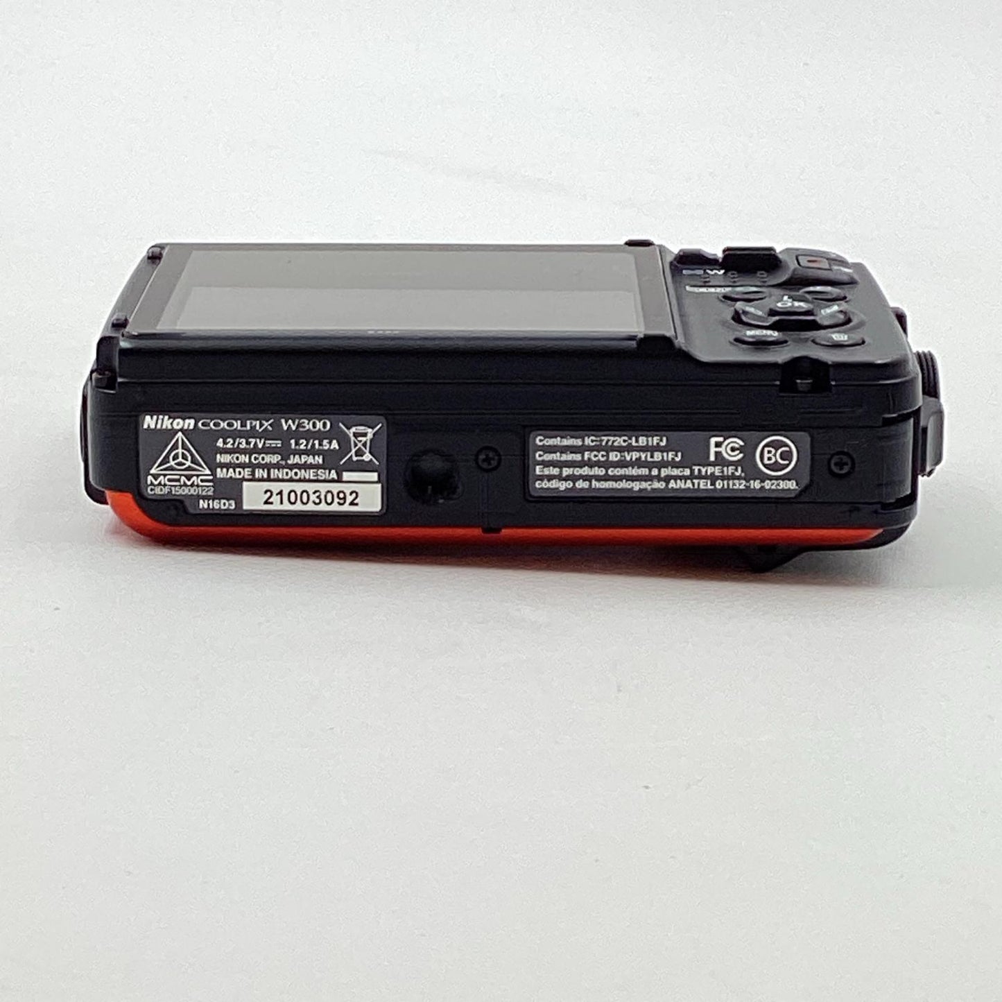 【全額返金保証】【最速発送】Nikon コンパクトデジタルカメラ COOLPIX W300 [オレンジ] 美品 動作確認済