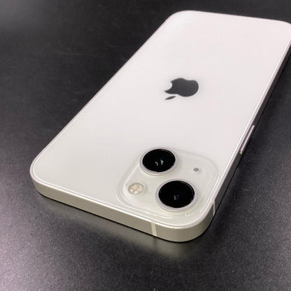 【全額返金保証】【最速発送】Apple iPhone iPhone 13 128GB スターライト SIMフリー 白ロム 動作確認済 86%