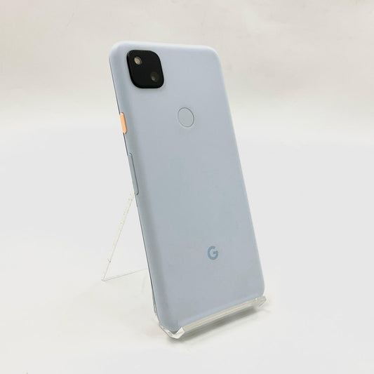 【全額返金保証】【最速発送】Google Pixel 4a 128GB Barely Blue Softbank G025M 白ロム 動作確認済