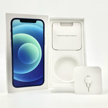 【全額返金保証】【最速発送】Apple iPhone iPhone 12 64GB ブルー Softbank 白ロム 動作確認済 76%