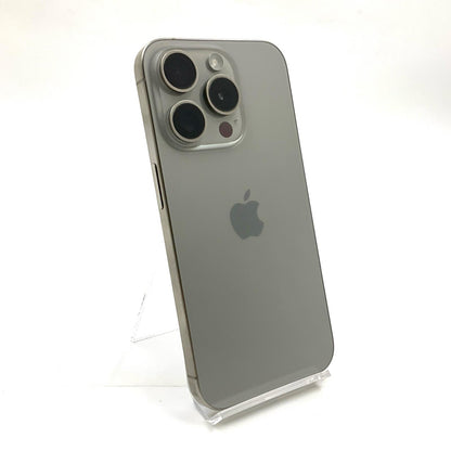 【全額返金保証】【最速発送】Apple iPhone iPhone 15 Pro 256GB ナチュラルチタニウム SIMフリー 白ロム 動作確認済 78%