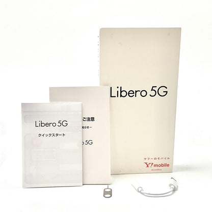 【最速発送】ZTE Libero 5G 64GB ブルー Softbank A003ZT 白ロム【難有】