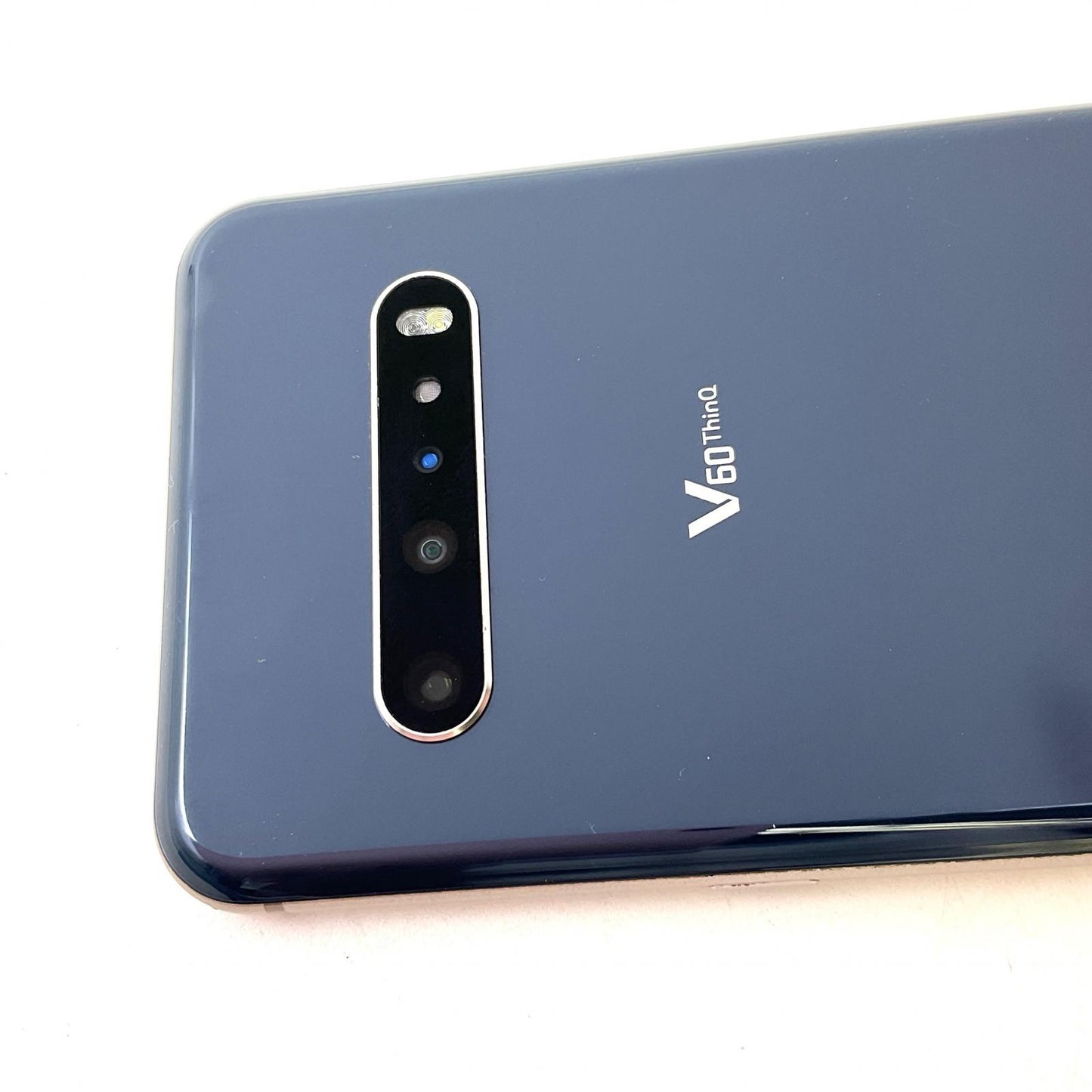 【全額返金保証】【最速発送】LG V60 ThinQ 5G 128GB クラッシーブルー Softbank A001LG 白ロム 動作確認済