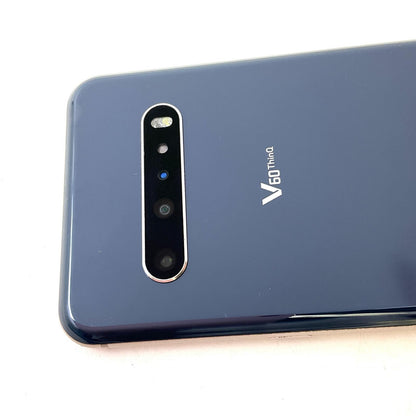 【全額返金保証】【最速発送】LG V60 ThinQ 5G 128GB クラッシーブルー Softbank A001LG 白ロム 動作確認済