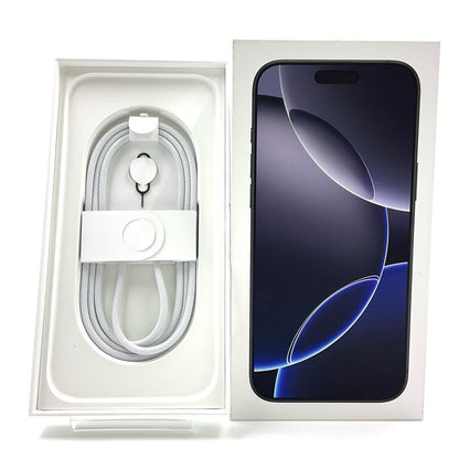 【全額返金保証】【最速発送】Apple iPhone iPhone 16 Pro Max 256GB ブラックチタニウム SIMフリー 白ロム 超美品 動作確認済 100%