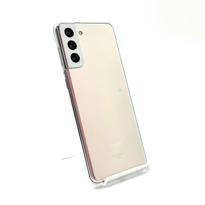 【全額返金保証】【最速発送】SAMSUNG Galaxy S21+ 5G 256GB ファントム シルバー au SCG10 超美品 動作確認済