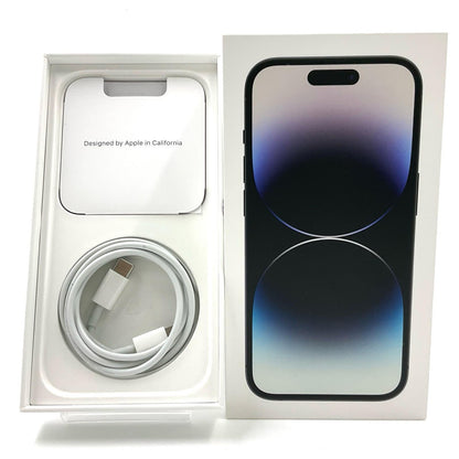 【全額返金保証】【最速発送】Apple iPhone iPhone 14 Pro 256GB スペースブラック SIMフリー 白ロム 動作確認済 84%