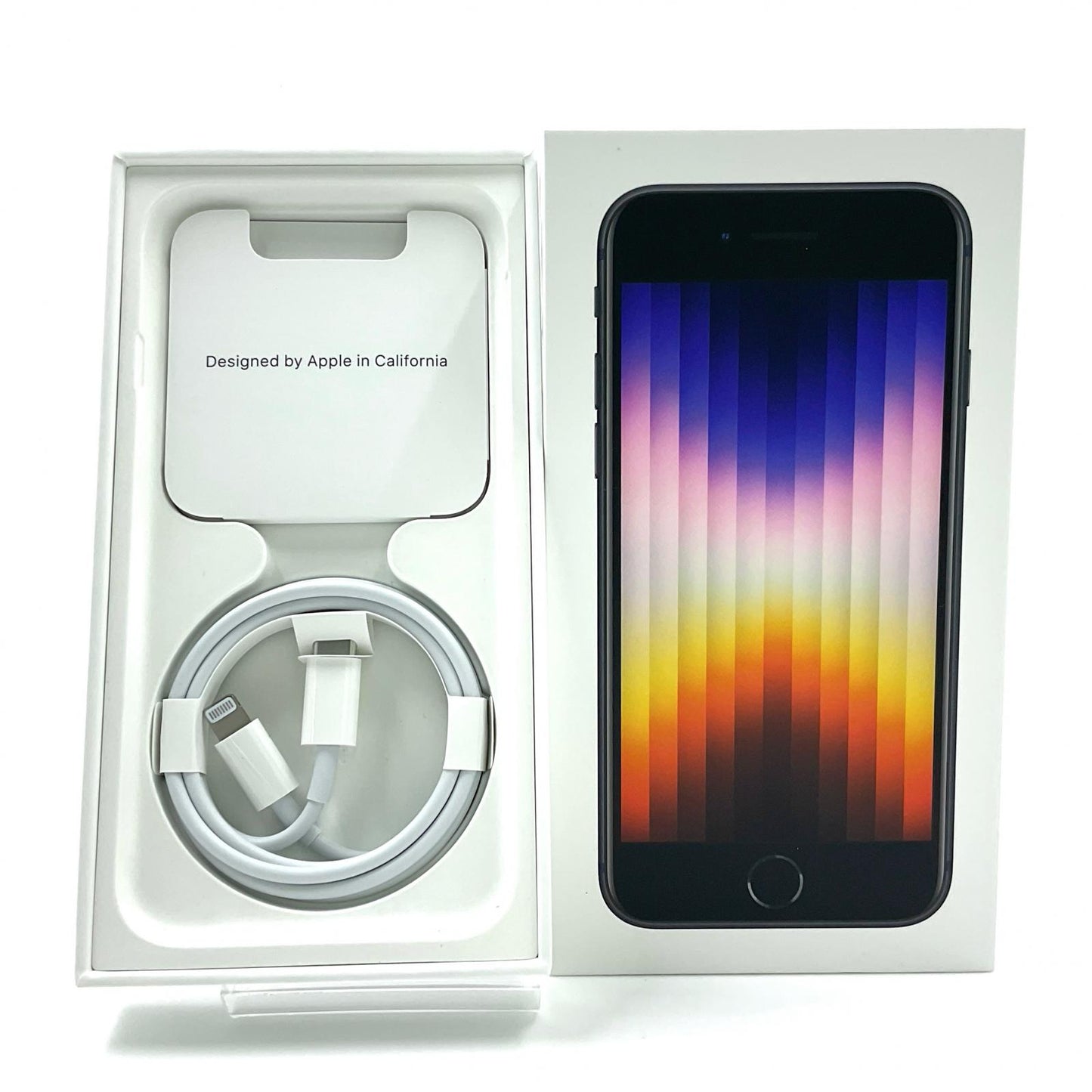 【全額返金保証】【最速発送】Apple iPhone iPhone SE（第3世代） 128GB ミッドナイト Softbank 白ロム 動作確認済 97%
