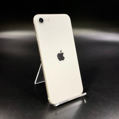 【全額返金保証】【最速発送】Apple iPhone iPhone SE（第3世代） 128GB スターライト Softbank 白ロム 動作確認済 98%