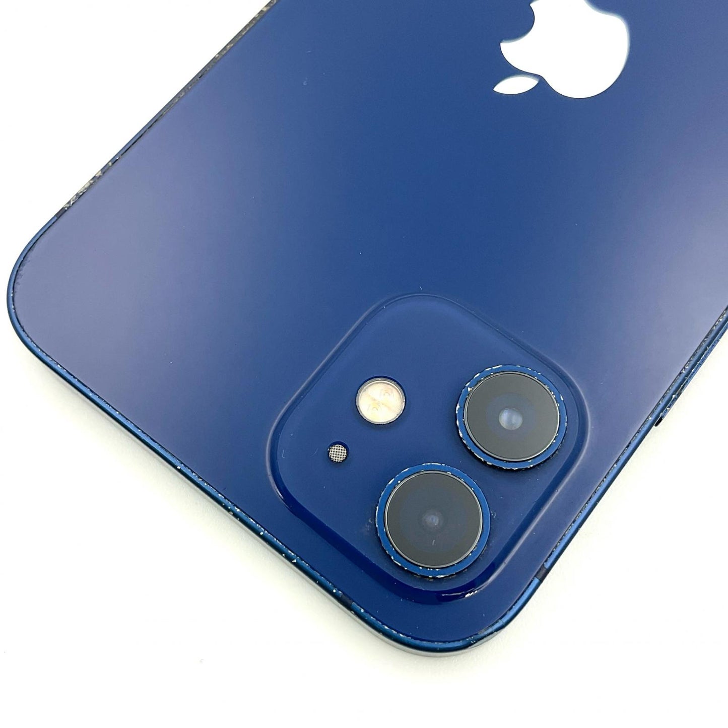 【全額返金保証】【最速発送】Apple iPhone iPhone 12 128GB ブルー au 白ロム 動作確認済 77%