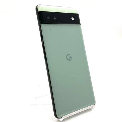 【全額返金保証】【最速発送】Google Pixel 6a 128GB Sage Softbank GB17L 白ロム 動作確認済