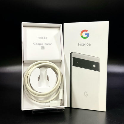 【全額返金保証】【最速発送】Google Pixel 6a 128GB Chalk SIMフリー GB17L 白ロム 動作確認済