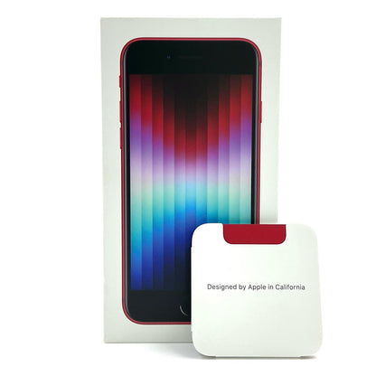 【全額返金保証】【最速発送】Apple iPhone iPhone SE（第3世代） 128GB (PRODUCT)RED SIMフリー 白ロム 動作確認済 79%