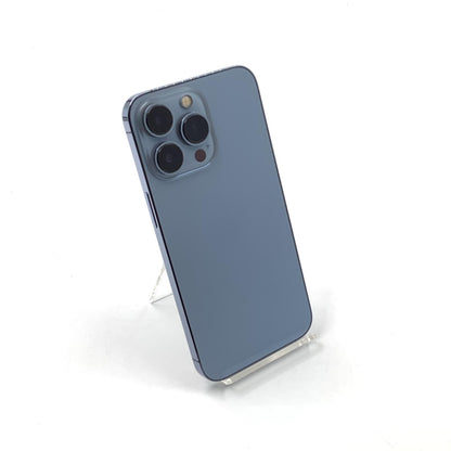 【全額返金保証】【最速発送】Apple iPhone iPhone 13 Pro 256GB シエラブルー au 動作確認済 90%
