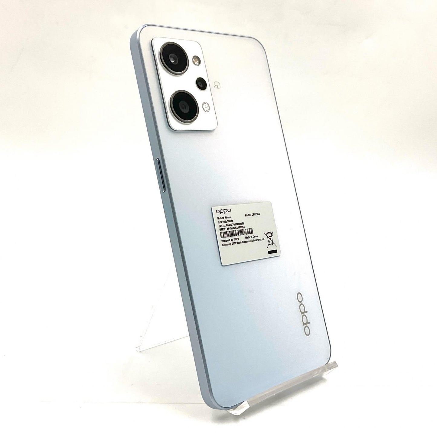 【全額返金保証】【最速発送】OPPO Reno 7 A 128GB ドリームブルー SIMフリー CPH2353 白ロム 動作確認済